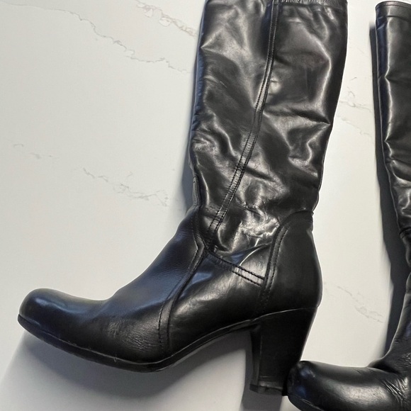 CIAK black leather boots - Picture 7 of 14